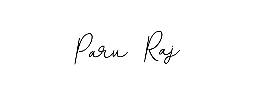 Similarly BallpointsItalic-DORy9 is the best handwritten signature design. Signature creator online .You can use it as an online autograph creator for name Paru  Raj. Paru  Raj signature style 11 images and pictures png