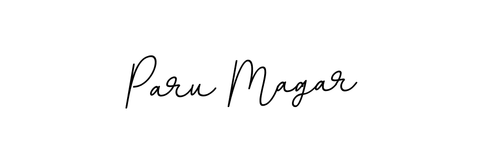 It looks lik you need a new signature style for name Paru Magar. Design unique handwritten (BallpointsItalic-DORy9) signature with our free signature maker in just a few clicks. Paru Magar signature style 11 images and pictures png