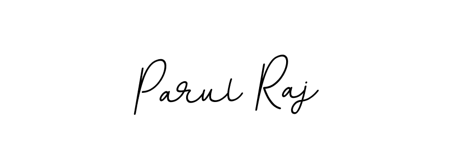 Make a beautiful signature design for name Parul Raj. With this signature (BallpointsItalic-DORy9) style, you can create a handwritten signature for free. Parul Raj signature style 11 images and pictures png