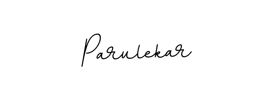 How to make Parulekar name signature. Use BallpointsItalic-DORy9 style for creating short signs online. This is the latest handwritten sign. Parulekar signature style 11 images and pictures png