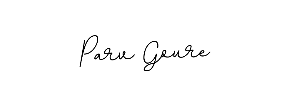 Also we have Parv Goure name is the best signature style. Create professional handwritten signature collection using BallpointsItalic-DORy9 autograph style. Parv Goure signature style 11 images and pictures png