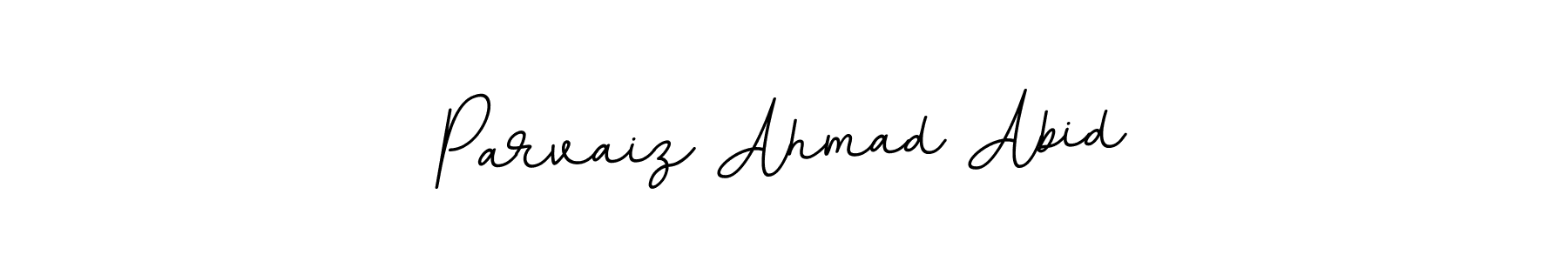 This is the best signature style for the Parvaiz Ahmad Abid name. Also you like these signature font (BallpointsItalic-DORy9). Mix name signature. Parvaiz Ahmad Abid signature style 11 images and pictures png
