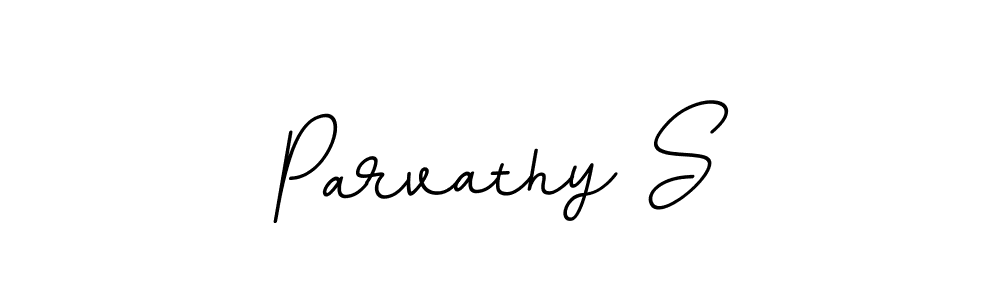 Also we have Parvathy S name is the best signature style. Create professional handwritten signature collection using BallpointsItalic-DORy9 autograph style. Parvathy S signature style 11 images and pictures png