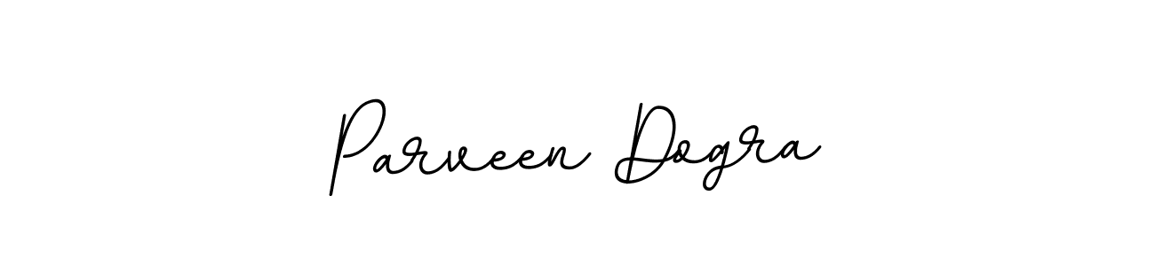 How to make Parveen Dogra name signature. Use BallpointsItalic-DORy9 style for creating short signs online. This is the latest handwritten sign. Parveen Dogra signature style 11 images and pictures png