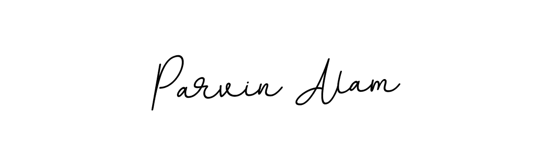 Use a signature maker to create a handwritten signature online. With this signature software, you can design (BallpointsItalic-DORy9) your own signature for name Parvin Alam. Parvin Alam signature style 11 images and pictures png