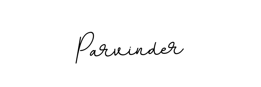 How to make Parvinder name signature. Use BallpointsItalic-DORy9 style for creating short signs online. This is the latest handwritten sign. Parvinder signature style 11 images and pictures png