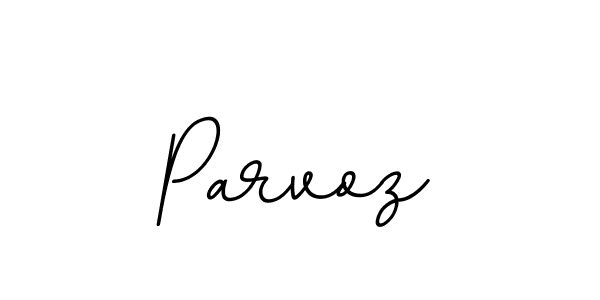 if you are searching for the best signature style for your name Parvoz. so please give up your signature search. here we have designed multiple signature styles  using BallpointsItalic-DORy9. Parvoz signature style 11 images and pictures png