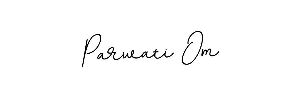 The best way (BallpointsItalic-DORy9) to make a short signature is to pick only two or three words in your name. The name Parwati Om include a total of six letters. For converting this name. Parwati Om signature style 11 images and pictures png