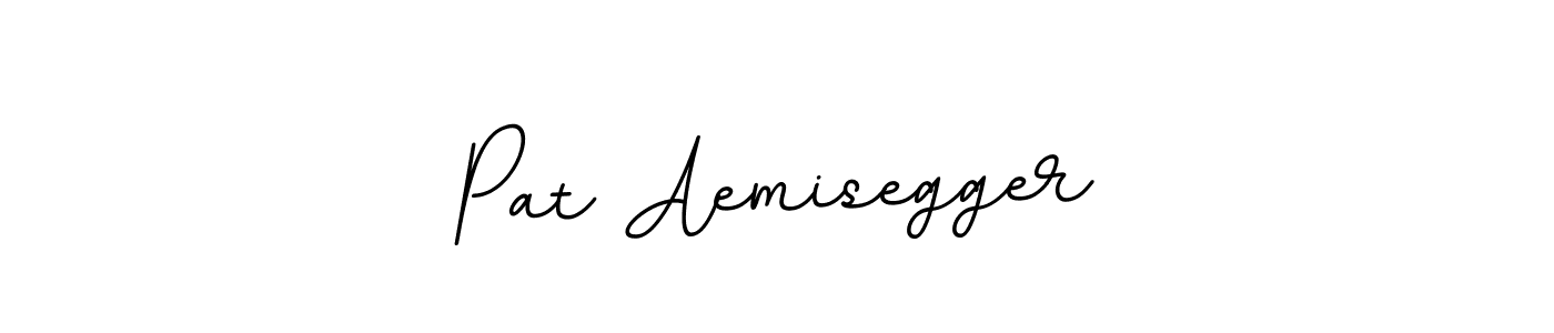 Design your own signature with our free online signature maker. With this signature software, you can create a handwritten (BallpointsItalic-DORy9) signature for name Pat Aemisegger. Pat Aemisegger signature style 11 images and pictures png