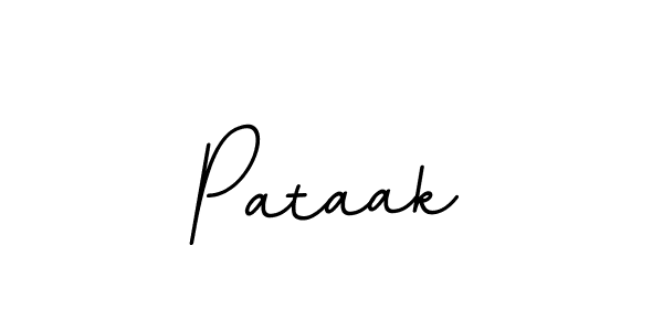 Design your own signature with our free online signature maker. With this signature software, you can create a handwritten (BallpointsItalic-DORy9) signature for name Pataak. Pataak signature style 11 images and pictures png