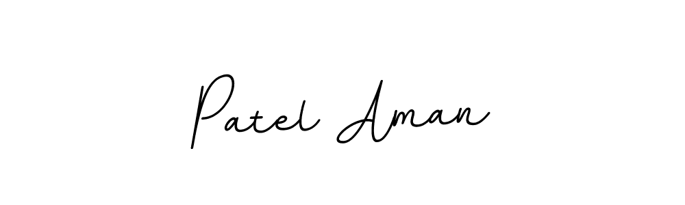 Create a beautiful signature design for name Patel Aman. With this signature (BallpointsItalic-DORy9) fonts, you can make a handwritten signature for free. Patel Aman signature style 11 images and pictures png