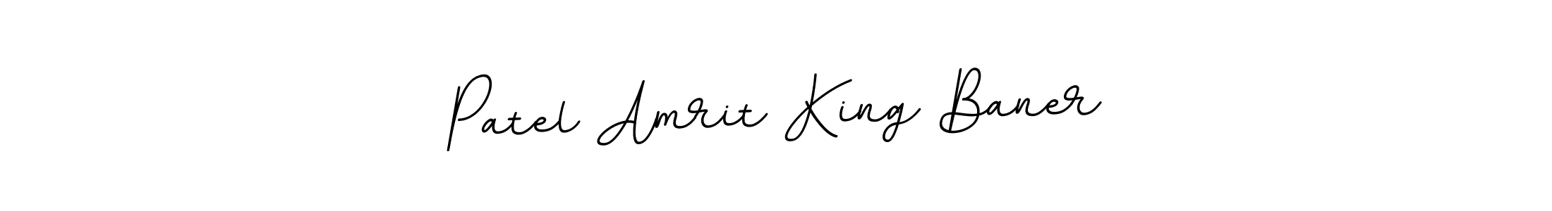 Make a beautiful signature design for name Patel Amrit King Baner. With this signature (BallpointsItalic-DORy9) style, you can create a handwritten signature for free. Patel Amrit King Baner signature style 11 images and pictures png