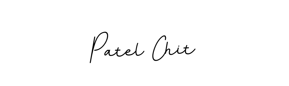 Make a beautiful signature design for name Patel Chit. With this signature (BallpointsItalic-DORy9) style, you can create a handwritten signature for free. Patel Chit signature style 11 images and pictures png