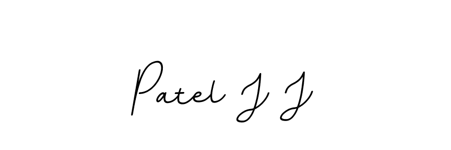 Create a beautiful signature design for name Patel J J. With this signature (BallpointsItalic-DORy9) fonts, you can make a handwritten signature for free. Patel J J signature style 11 images and pictures png