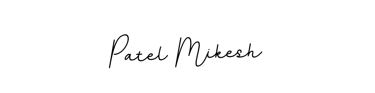 How to make Patel Mikesh name signature. Use BallpointsItalic-DORy9 style for creating short signs online. This is the latest handwritten sign. Patel Mikesh signature style 11 images and pictures png