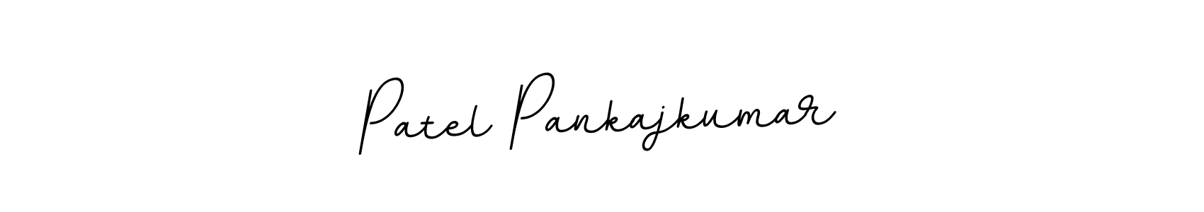 This is the best signature style for the Patel Pankajkumar name. Also you like these signature font (BallpointsItalic-DORy9). Mix name signature. Patel Pankajkumar signature style 11 images and pictures png