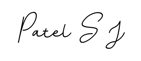 Give your name Patel S J an exquisite flair with the BallpointsItalic-DORy9 script font. Ideal for contracts, resumes, and formal letterheads. Patel S J signature style 11 images and pictures png