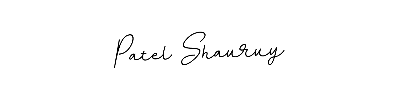 Use a signature maker to create a handwritten signature online. With this signature software, you can design (BallpointsItalic-DORy9) your own signature for name Patel Shauruy. Patel Shauruy signature style 11 images and pictures png