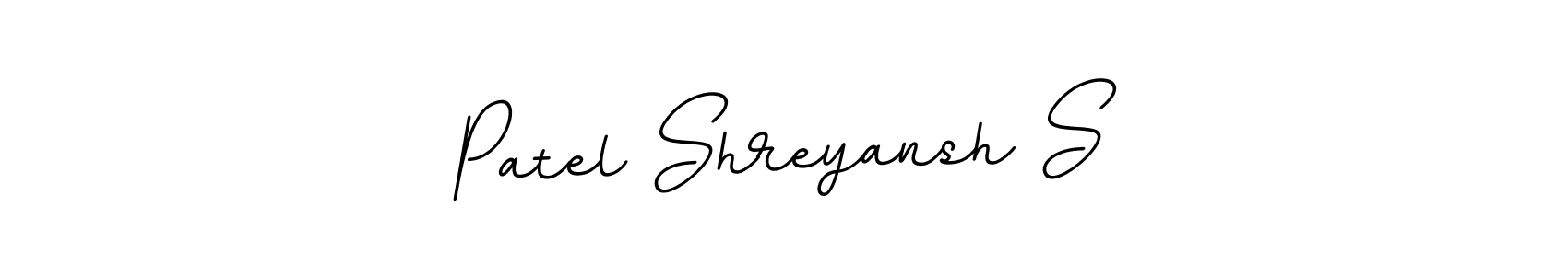 if you are searching for the best signature style for your name Patel Shreyansh S. so please give up your signature search. here we have designed multiple signature styles  using BallpointsItalic-DORy9. Patel Shreyansh S signature style 11 images and pictures png