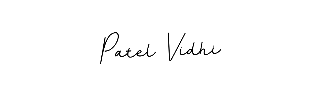 Create a beautiful signature design for name Patel Vidhi. With this signature (BallpointsItalic-DORy9) fonts, you can make a handwritten signature for free. Patel Vidhi signature style 11 images and pictures png
