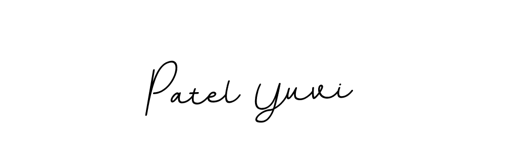 You should practise on your own different ways (BallpointsItalic-DORy9) to write your name (Patel Yuvi) in signature. don't let someone else do it for you. Patel Yuvi signature style 11 images and pictures png