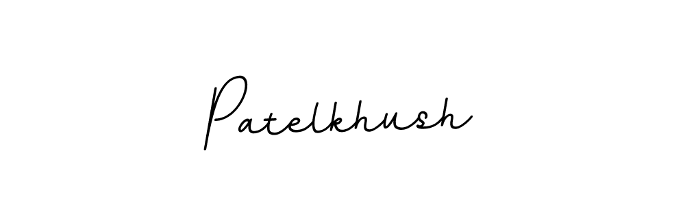 The best way (BallpointsItalic-DORy9) to make a short signature is to pick only two or three words in your name. The name Patelkhush include a total of six letters. For converting this name. Patelkhush signature style 11 images and pictures png