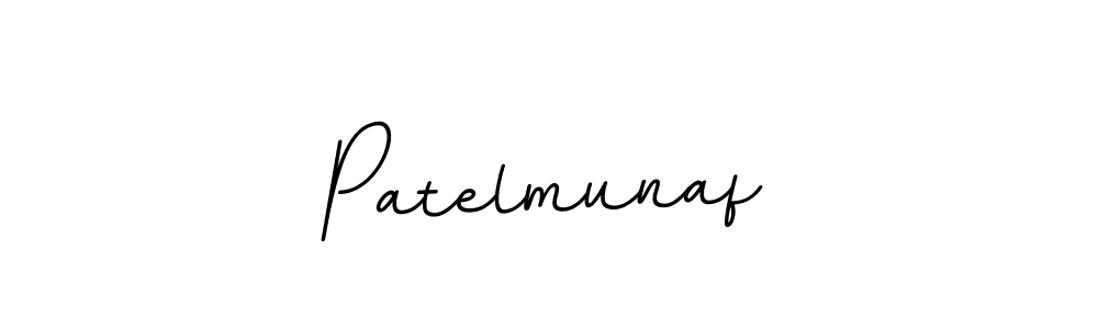 Patelmunaf stylish signature style. Best Handwritten Sign (BallpointsItalic-DORy9) for my name. Handwritten Signature Collection Ideas for my name Patelmunaf. Patelmunaf signature style 11 images and pictures png