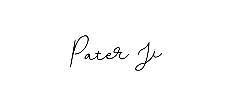 Use a signature maker to create a handwritten signature online. With this signature software, you can design (BallpointsItalic-DORy9) your own signature for name Pater Ji. Pater Ji signature style 11 images and pictures png