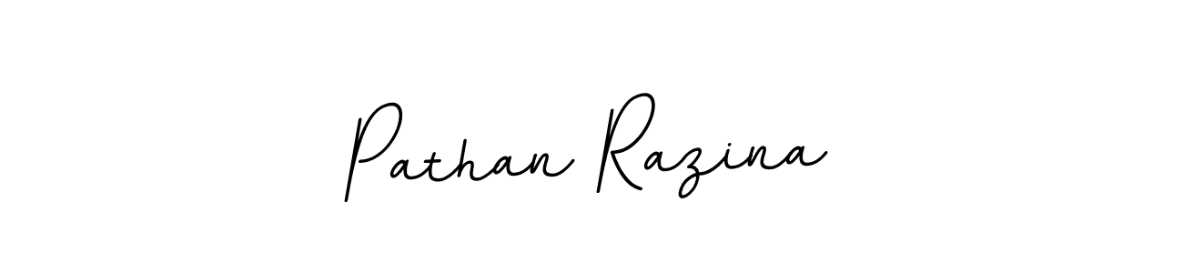 Create a beautiful signature design for name Pathan Razina. With this signature (BallpointsItalic-DORy9) fonts, you can make a handwritten signature for free. Pathan Razina signature style 11 images and pictures png