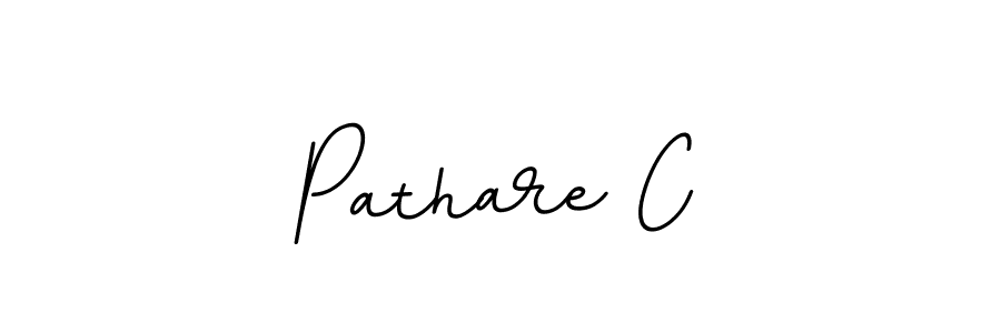 Pathare C stylish signature style. Best Handwritten Sign (BallpointsItalic-DORy9) for my name. Handwritten Signature Collection Ideas for my name Pathare C. Pathare C signature style 11 images and pictures png