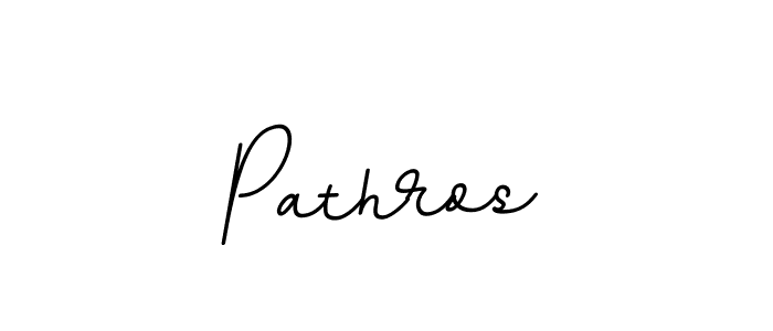 You should practise on your own different ways (BallpointsItalic-DORy9) to write your name (Pathros) in signature. don't let someone else do it for you. Pathros signature style 11 images and pictures png