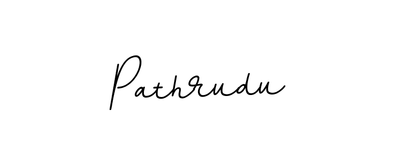 It looks lik you need a new signature style for name Pathrudu. Design unique handwritten (BallpointsItalic-DORy9) signature with our free signature maker in just a few clicks. Pathrudu signature style 11 images and pictures png