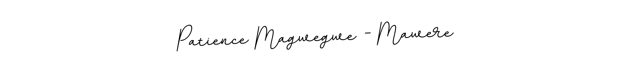 It looks lik you need a new signature style for name Patience Magwegwe - Mawere. Design unique handwritten (BallpointsItalic-DORy9) signature with our free signature maker in just a few clicks. Patience Magwegwe - Mawere signature style 11 images and pictures png