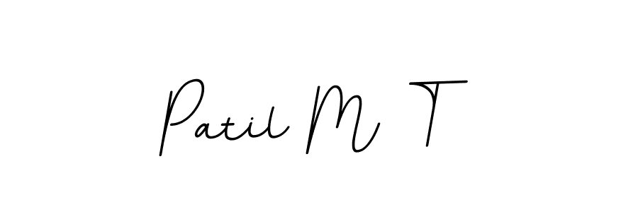 Create a beautiful signature design for name Patil M T. With this signature (BallpointsItalic-DORy9) fonts, you can make a handwritten signature for free. Patil M T signature style 11 images and pictures png