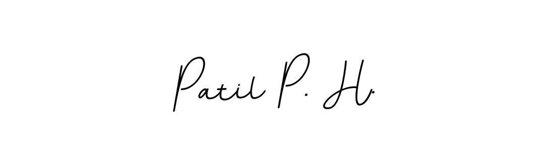 You should practise on your own different ways (BallpointsItalic-DORy9) to write your name (Patil P. H.) in signature. don't let someone else do it for you. Patil P. H. signature style 11 images and pictures png