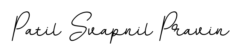 This is the best signature style for the Patil Svapnil Pravin name. Also you like these signature font (BallpointsItalic-DORy9). Mix name signature. Patil Svapnil Pravin signature style 11 images and pictures png
