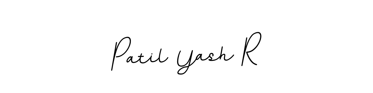 Use a signature maker to create a handwritten signature online. With this signature software, you can design (BallpointsItalic-DORy9) your own signature for name Patil Yash R. Patil Yash R signature style 11 images and pictures png