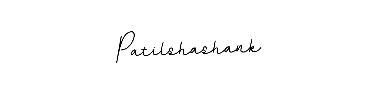 How to make Patilshashank name signature. Use BallpointsItalic-DORy9 style for creating short signs online. This is the latest handwritten sign. Patilshashank signature style 11 images and pictures png