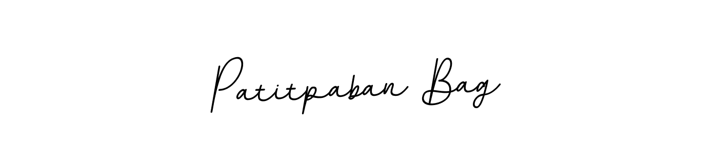 Design your own signature with our free online signature maker. With this signature software, you can create a handwritten (BallpointsItalic-DORy9) signature for name Patitpaban Bag. Patitpaban Bag signature style 11 images and pictures png