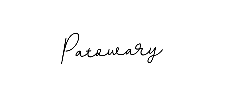 Design your own signature with our free online signature maker. With this signature software, you can create a handwritten (BallpointsItalic-DORy9) signature for name Patowary. Patowary signature style 11 images and pictures png