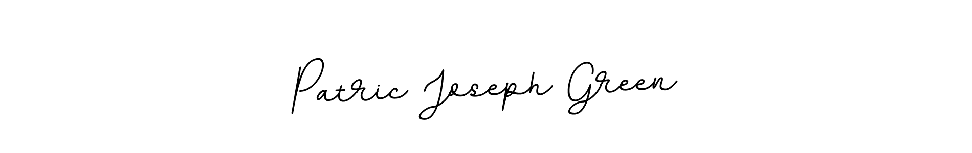 if you are searching for the best signature style for your name Patric Joseph Green. so please give up your signature search. here we have designed multiple signature styles  using BallpointsItalic-DORy9. Patric Joseph Green signature style 11 images and pictures png