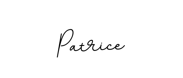 Create a beautiful signature design for name Patrice. With this signature (BallpointsItalic-DORy9) fonts, you can make a handwritten signature for free. Patrice signature style 11 images and pictures png