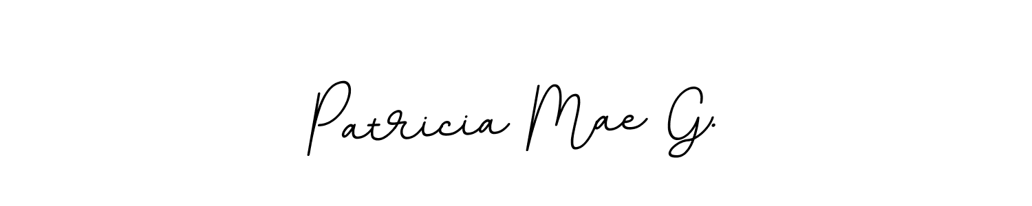 Patricia Mae G. stylish signature style. Best Handwritten Sign (BallpointsItalic-DORy9) for my name. Handwritten Signature Collection Ideas for my name Patricia Mae G.. Patricia Mae G. signature style 11 images and pictures png