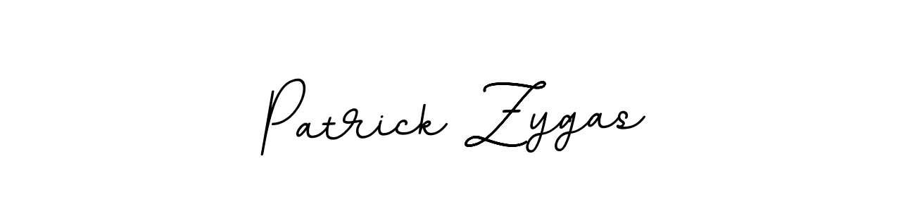 Use a signature maker to create a handwritten signature online. With this signature software, you can design (BallpointsItalic-DORy9) your own signature for name Patrick Zygas. Patrick Zygas signature style 11 images and pictures png