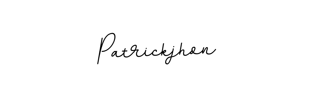 This is the best signature style for the Patrickjhon name. Also you like these signature font (BallpointsItalic-DORy9). Mix name signature. Patrickjhon signature style 11 images and pictures png