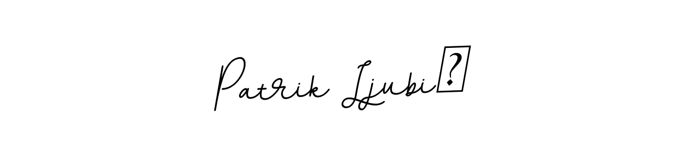 Make a short Patrik LjubiĆ signature style. Manage your documents anywhere anytime using BallpointsItalic-DORy9. Create and add eSignatures, submit forms, share and send files easily. Patrik LjubiĆ signature style 11 images and pictures png