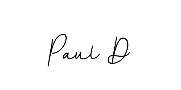 Create a beautiful signature design for name Paul D. With this signature (BallpointsItalic-DORy9) fonts, you can make a handwritten signature for free. Paul D signature style 11 images and pictures png