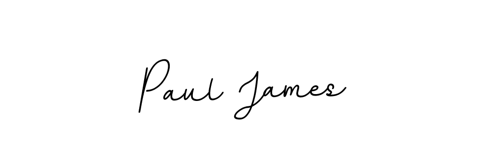 Design your own signature with our free online signature maker. With this signature software, you can create a handwritten (BallpointsItalic-DORy9) signature for name Paul James. Paul James signature style 11 images and pictures png