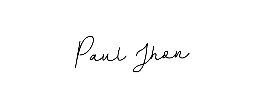 You should practise on your own different ways (BallpointsItalic-DORy9) to write your name (Paul Jhon) in signature. don't let someone else do it for you. Paul Jhon signature style 11 images and pictures png