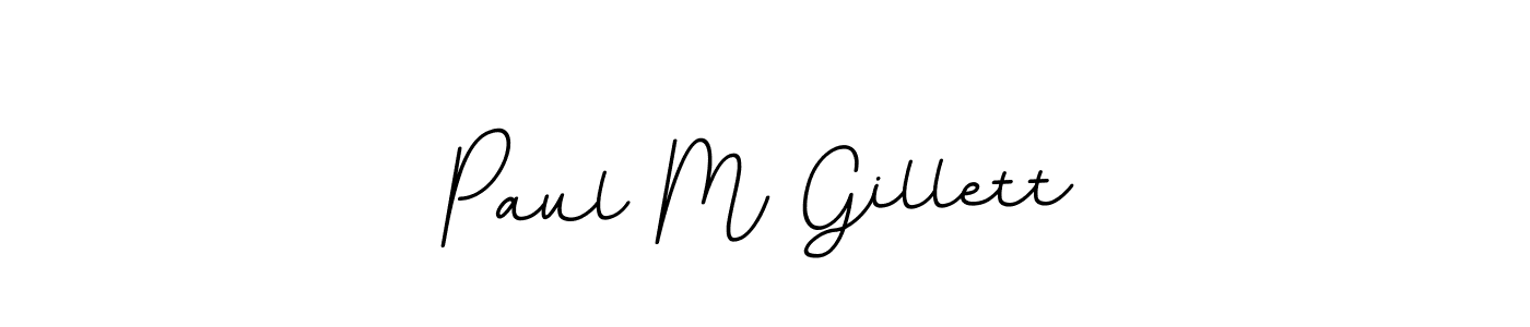 Also You can easily find your signature by using the search form. We will create Paul M Gillett name handwritten signature images for you free of cost using BallpointsItalic-DORy9 sign style. Paul M Gillett signature style 11 images and pictures png